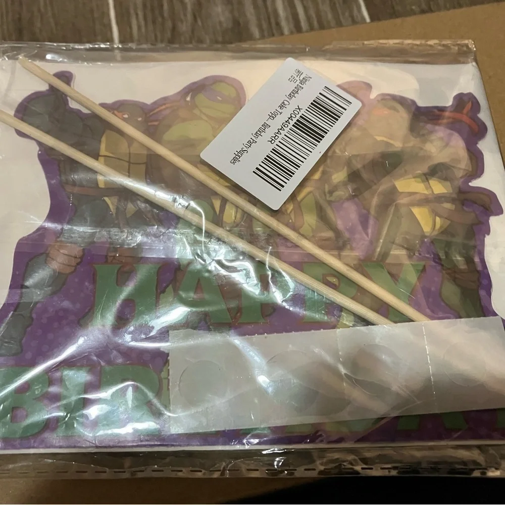 Teenage Mutant Ninja Turtles Birthday Cake Topper